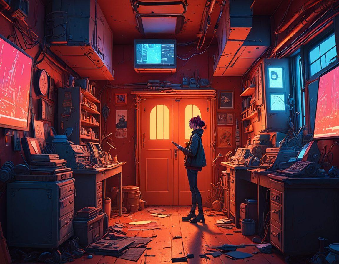 A captivating collage depicting various styles of adult animation, showcasing characters in dynamic poses, blending vibrant colors and intricate details. Include elements like playful humor, fantasy settings, and edgy themes, emphasizing the diversity in artistic expression. The background should be a rich gradient that reflects the various moods of adult animation. Add hints of iconic animation tools, like paintbrushes and digital tablets, to enhance the creative aspect. 3D elements with a cyberpunk flair.